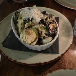 Roasted Brussels sprouts appetizer