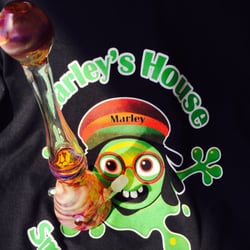 Marleys Smoke Shop - Heady glass art honeycomb opal rig sold made by turbo