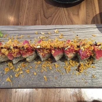 Village Sake - Village roll. Beautiful presentation. - Japanese Near Me - Fairfax, California Village Sake - Village roll. Beautiful presentation. - Japanese Near Me - Fairfax, California