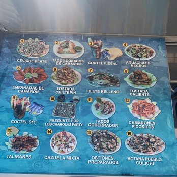 Mariscos Pueblo Culichi - Food Trucks Near Me - Santa Ana, California