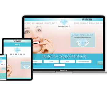 Map Ranking - Web Design Emed Spa - Web Design Near Me - Temecula, California