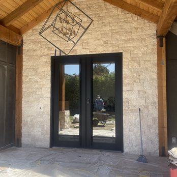 JR Masonry - Stone at entry. - Masonry/Concrete Near Me