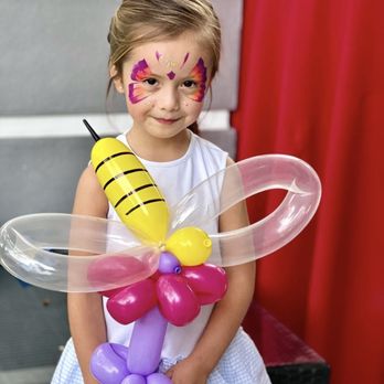 Balloons By Susi - Butterfly makeup - Balloon Services Near Me Balloons By Susi - Butterfly makeup - Balloon Services Near Me