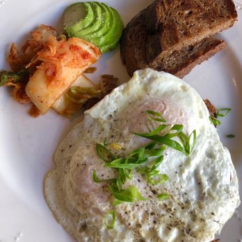 Mud Hen Water - Corned Beef & Kalo Hash, 2 eggs, kimchi, avocado, pumpernickel toast - Hawaiian Near Me - Honolulu, Hawaii Mud Hen Water - Corned Beef & Kalo Hash, 2 eggs, kimchi, avocado, pumpernickel toast - Hawaiian Near Me - Honolulu, Hawaii