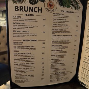 Cafe Con Ron - Menu - Seafood Near Me - Los Angeles, California