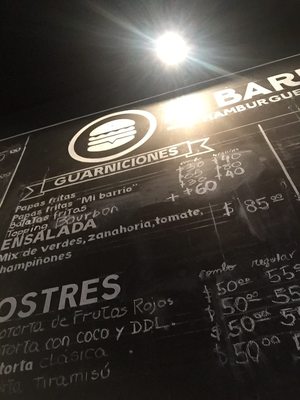 Menu photo 1 Mi Barrio Hamburguesería Buenos Aires, C Menu photo 1 Mi Barrio Hamburguesería Buenos Aires, C