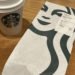 Starbucks - Cortado & Spinach, Feta & Egg White Wrap