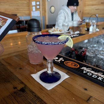 Halibut Point Crab & Chowder - Huckleberry margarita - Seafood Near Me - Sitka, Alaska