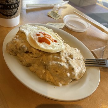 Maple Street Biscuit - Gainesville - Biscuits with sausage gravy and fried egg - Breakfast & Brunch Near Me - Gainesville, Florida