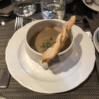 Bacchus Restaurant & Lounge - Mushroom soup - Lounges Near Me - Vancouver, British Columbia