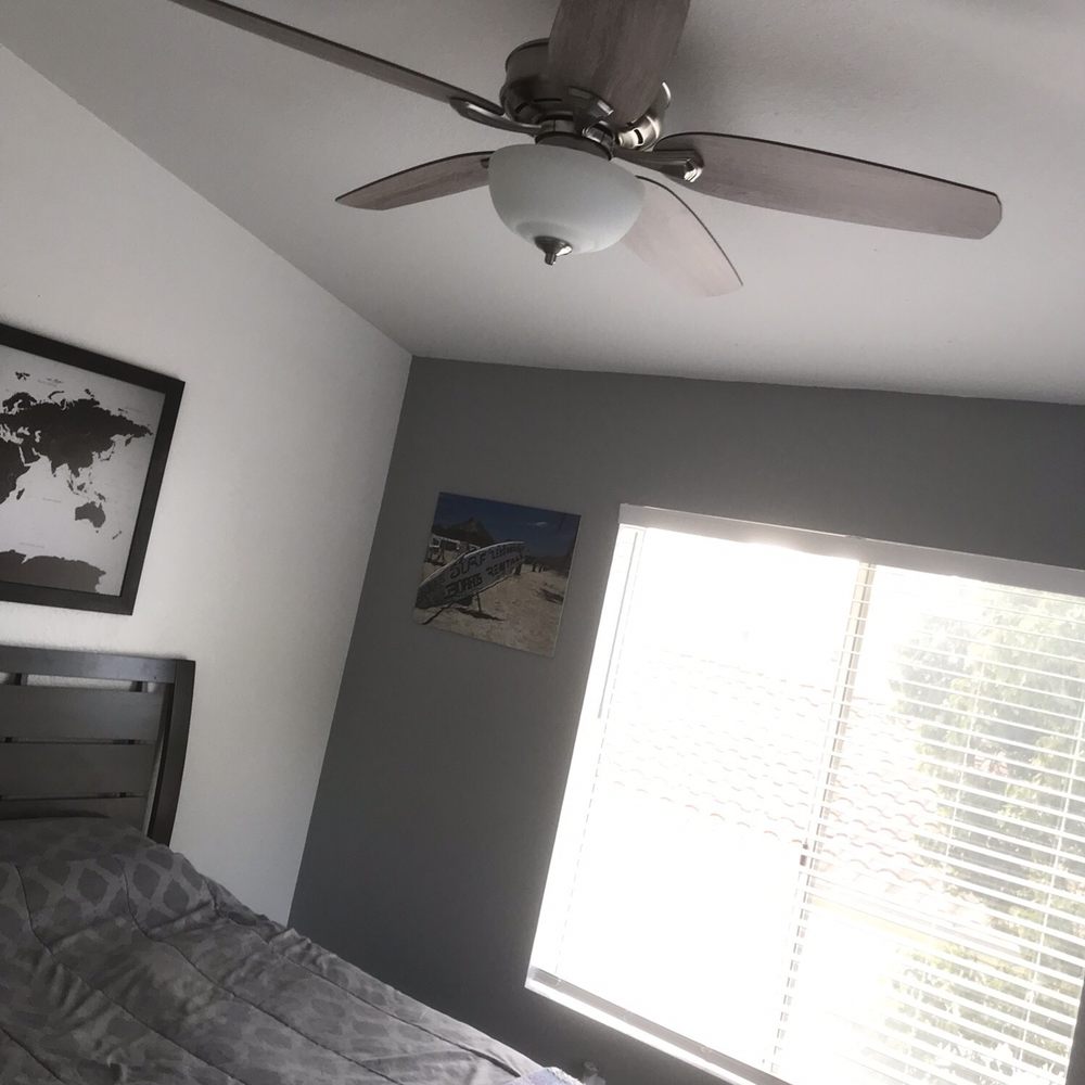 Let There Be Light Electric - Vaulted ceiling fan installment. - Electricians Near Me - Oceanside, California Let There Be Light Electric - Vaulted ceiling fan installment. - Electricians Near Me - Oceanside, California