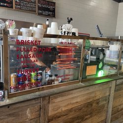 Bubby’s BBQ - Check out glass board for sold out items
