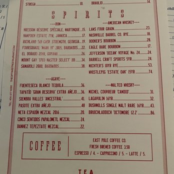 The Optimist - cocktail menu - Seafood Near Me - Atlanta, Georgia The Optimist - cocktail menu - Seafood Near Me - Atlanta, Georgia