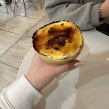 Cha Express - Creme Brulee Crepe (Brown Sugar Boba Cheese Foam) - Bubble Tea Near Me - Alhambra, California Cha Express - Creme Brulee Crepe (Brown Sugar Boba Cheese Foam) - Bubble Tea Near Me - Alhambra, California