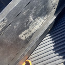 Acropolis Space Center - Footprints of the thieves on the bed frames I had throw away that had dry rat urine