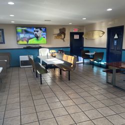 Los Compadres Mexican Restaurant - Lots of great seating inside. And or window also