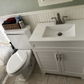 The Plumbing Pros - Newly installed vanity sink and delta faucet. - Plumbing Near Me - Roseville , California The Plumbing Pros - Newly installed vanity sink and delta faucet. - Plumbing Near Me - Roseville , California