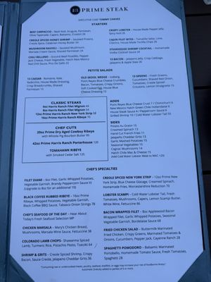 Menu photo 6 13 Prime Steak Clovis, CA