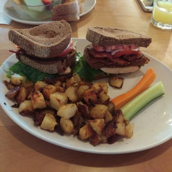 Sunset Grill - a sandwich and potatoes on a plate - Breakfast & Brunch Near Me - London, Ontario