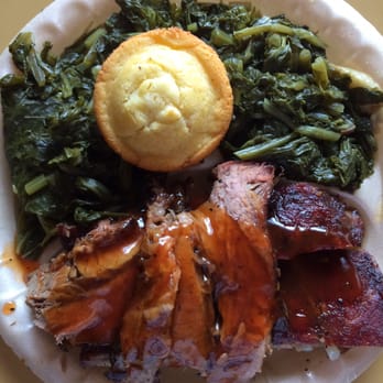 BBQ Express - Brisket and ribs with double greens! - Barbeque Near Me - Marshall, Texas