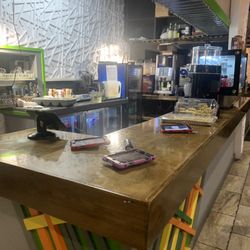 Laymoon Restaurant & Cafe - Behind the bar area