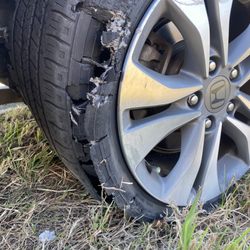 Black's Tire & Auto Service - Here is my tire that they replaced.