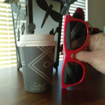 Foxtail Coffee Express - Yes, those are Yelp sunglasses. - Coffee & Tea Near Me - Orlando, Florida