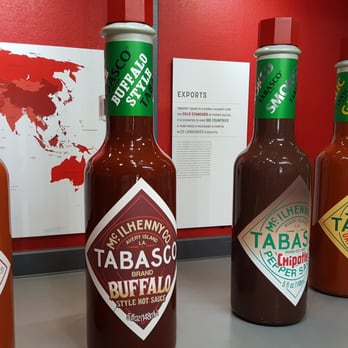 Tabasco - 6 ft bottles of the good stuff. Lol! - Specialty Food Near Me - Avery Island, Louisiana