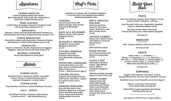 Menu photo 8 Pasta Garage Louisville, KY Menu photo 8 Pasta Garage Louisville, KY