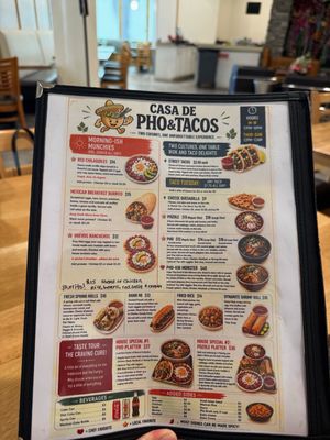 Menu photo 1 Casa De Pho & Tacos Canoga Park, CA