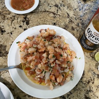 Mariscos Martin - Tostada mixta seafood - Mexican Near Me - La Puente, California