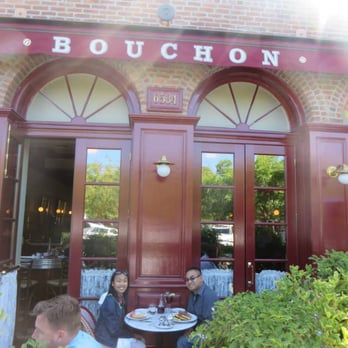 Bouchon - Outside on the patio for brunch! - French Near Me - Yountville, California