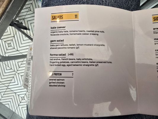Menu photo 4 Forma Pasta Factory Brooklyn, NY