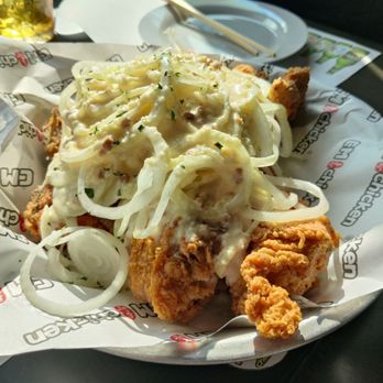 CM Chicken & Boba - Snow onion chicken (half) - Burgers Near Me - Vernon Hills, Illinois CM Chicken & Boba - Snow onion chicken (half) - Burgers Near Me - Vernon Hills, Illinois