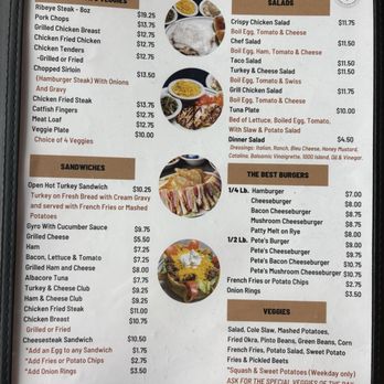 Pete’s Cafe - Menu - Breakfast & Brunch Near Me - Hutchins, Texas Pete’s Cafe - Menu - Breakfast & Brunch Near Me - Hutchins, Texas