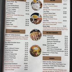 Pete’s Cafe - Menu