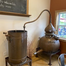 The old original still from Cooper River Distillery. The old original still from Cooper River Distillery.