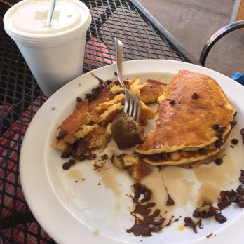 C's Waffles - Pancakes rejected by a 7 year old!!! Better to cook the chips inside. - Breakfast & Brunch Near Me - New Smyrna Beach, Florida