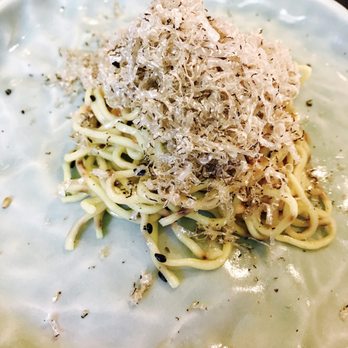 Robin - Sesame noodles with black truffles.... delicious but very small portion - Sushi Bars Near Me - San Francisco, California Robin - Sesame noodles with black truffles.... delicious but very small portion - Sushi Bars Near Me - San Francisco, California