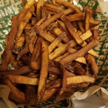 Wingstop - The fries are darker then the picture. We didnt even eat the fries, just threw them away.. too soggy and oily. - Chicken Wings Near Me - Elk Grove, California Wingstop - The fries are darker then the picture. We didnt even eat the fries, just threw them away.. too soggy and oily. - Chicken Wings Near Me - Elk Grove, California