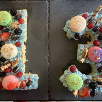 Bunjour Bakery - Decorated cake with pistachio, fruity pebbles, birthday cake and strawberry chocolate macarons. Delish! - Desserts Near Me Bunjour Bakery - Decorated cake with pistachio, fruity pebbles, birthday cake and strawberry chocolate macarons. Delish! - Desserts Near Me