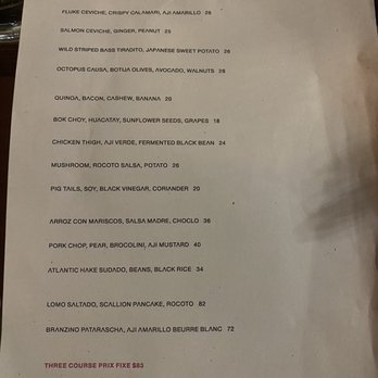 Llama Inn - Food Menu - Peruvian Near Me - Brooklyn, New York Llama Inn - Food Menu - Peruvian Near Me - Brooklyn, New York