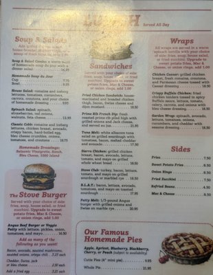 Menu photo 4 The Stove Restaurant Mammoth Lakes, CA Menu photo 4 The Stove Restaurant Mammoth Lakes, CA