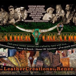 Leather Creations by Renee Wilke - Your #1 place for Custom Hand Tooled Leather Products