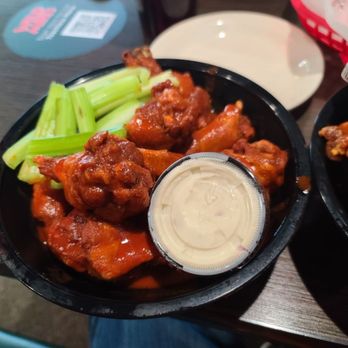 Wild Mike's - Wings with Mike's Mix Extra Hot Sauce. Also absolutely delicious. - Chicken Wings Near Me - Cincinnati, Ohio