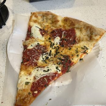 Little Pizza Parlor - Margherita slice - Pizza Near Me - Brooklyn, New York Little Pizza Parlor - Margherita slice - Pizza Near Me - Brooklyn, New York