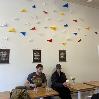 Paper Plane Coffee - Main seating area - Coffee Roasteries Near Me - Montclair, New Jersey