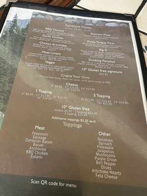 Menu photo 1 Cedar Creek Pizza Glennville, CA Menu photo 1 Cedar Creek Pizza Glennville, CA