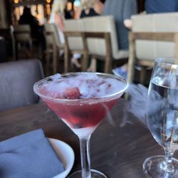 Ocean Prime - Cute smoky berry cocktail