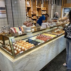 La Pâtisserie Cyril Lignac - Inside, didn't get to try the little cakes but they look delicious